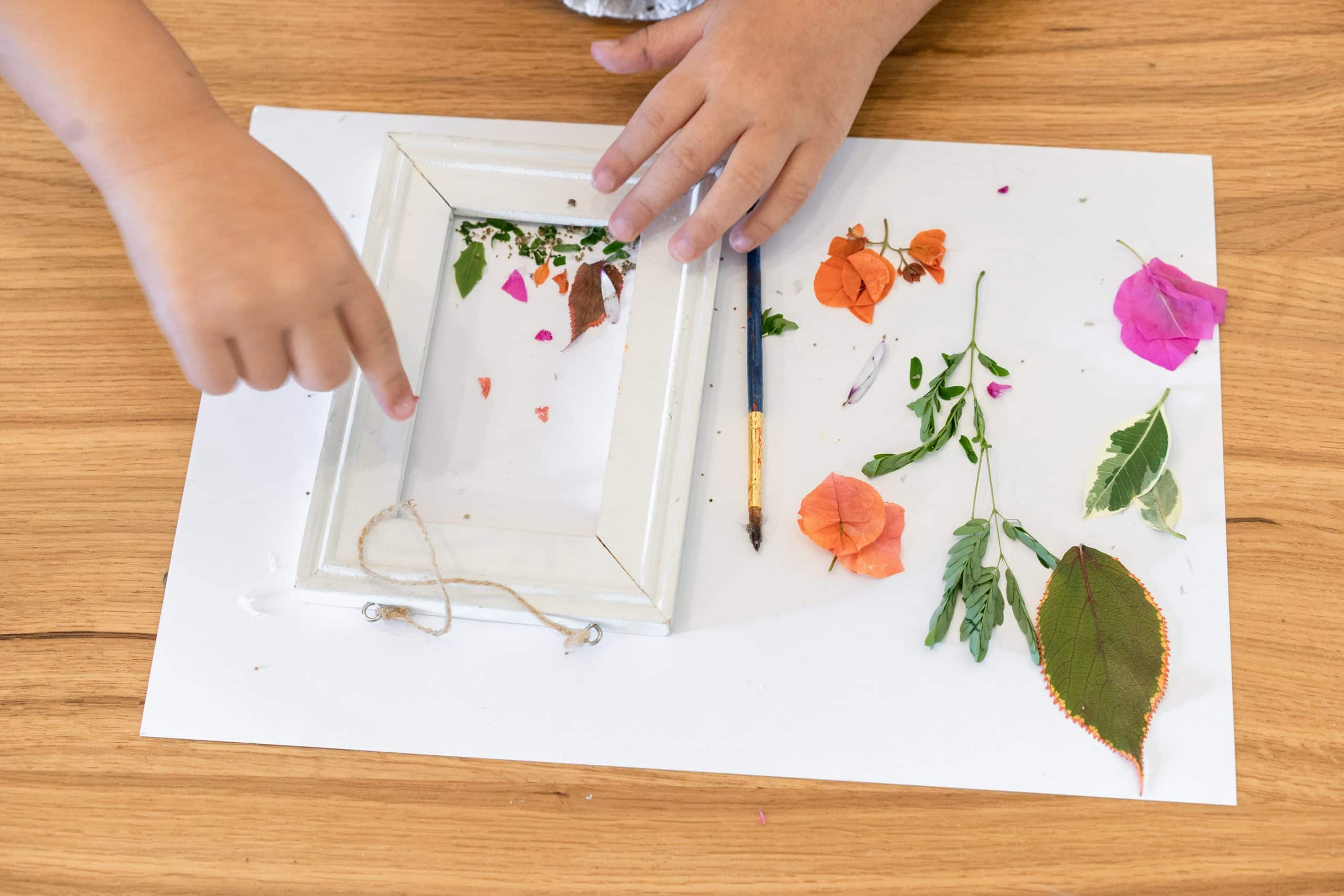 Kids Art Project: Create a Floral Landscape With Oil Pastels
